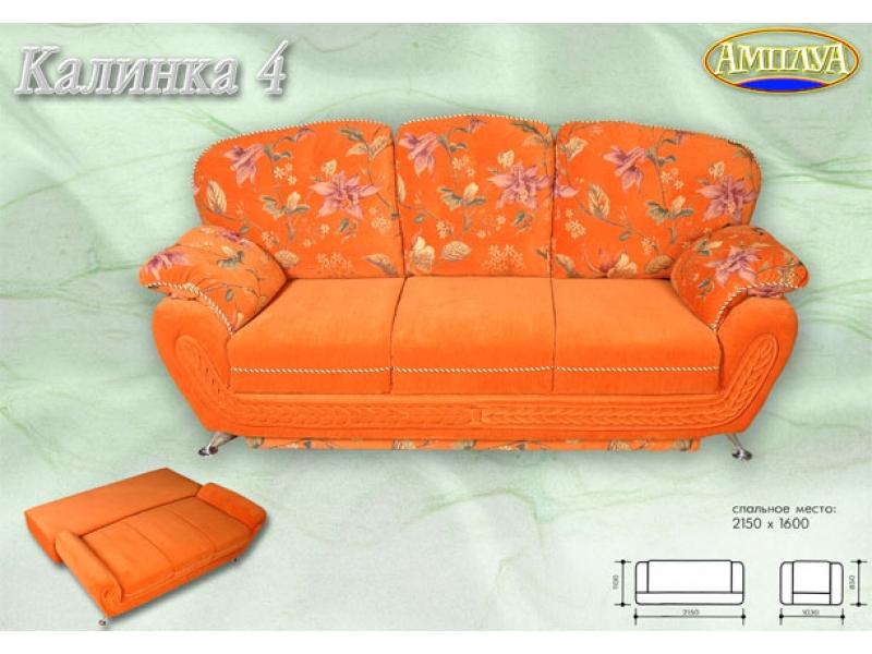 диван прямой калинка-4 еврокнижка в Мурманске