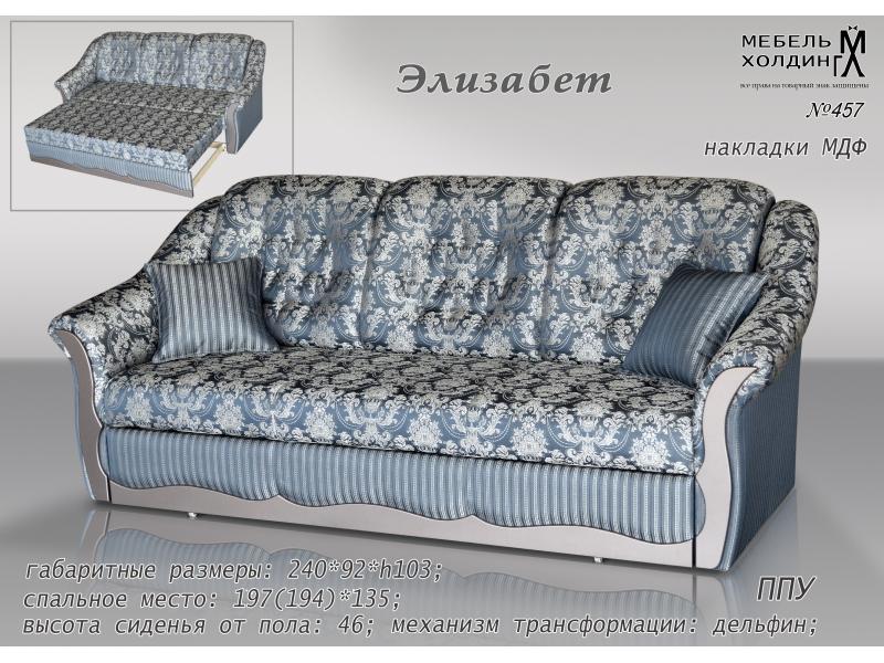 диван прямой «элизабет» в Мурманске