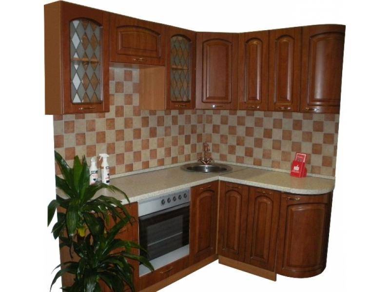 кухня угловая патина черешня в Мурманске