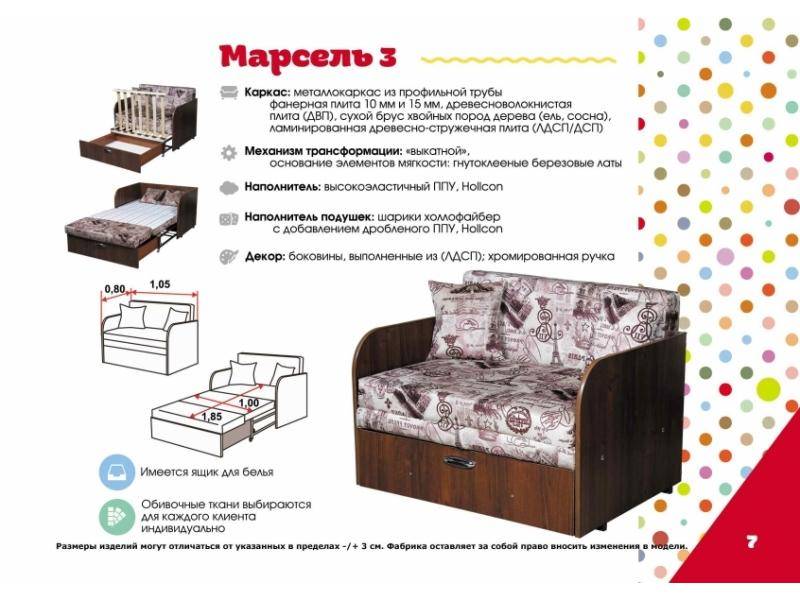 детский диван марсель 3 в Мурманске