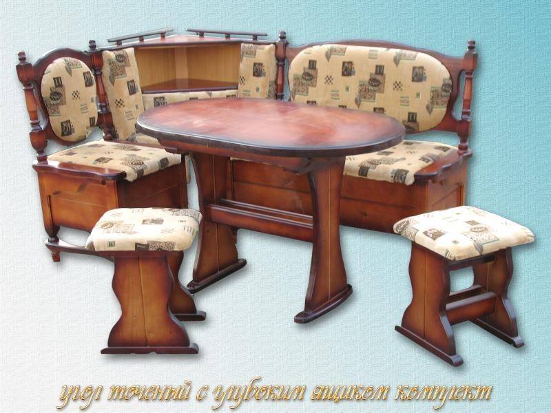 кухонный уголок точеный глубокий ящик в Мурманске