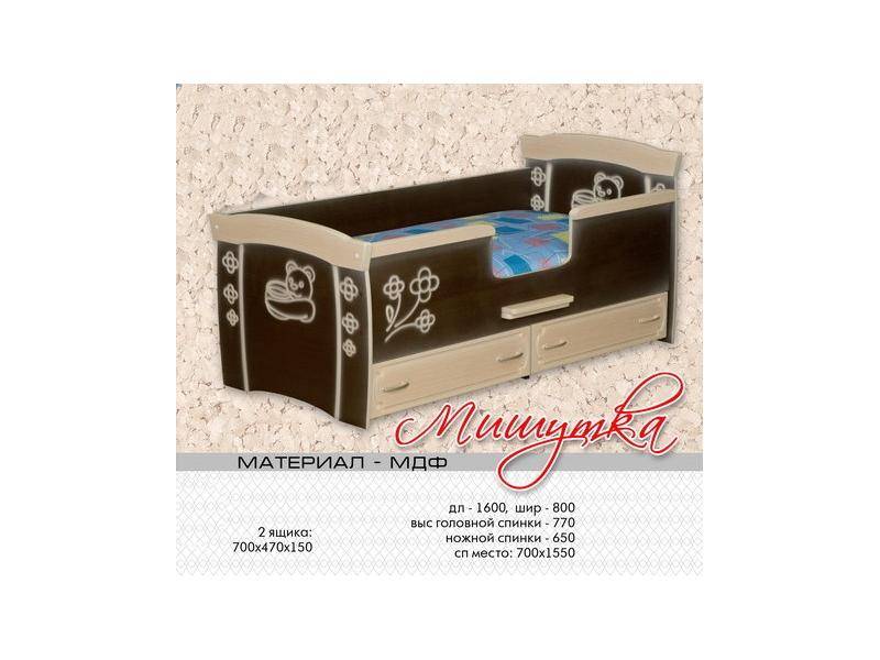 детская кровать мишутка в Мурманске