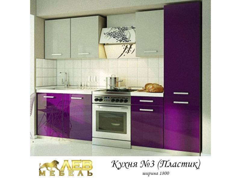 кухня пластик 3 в Мурманске