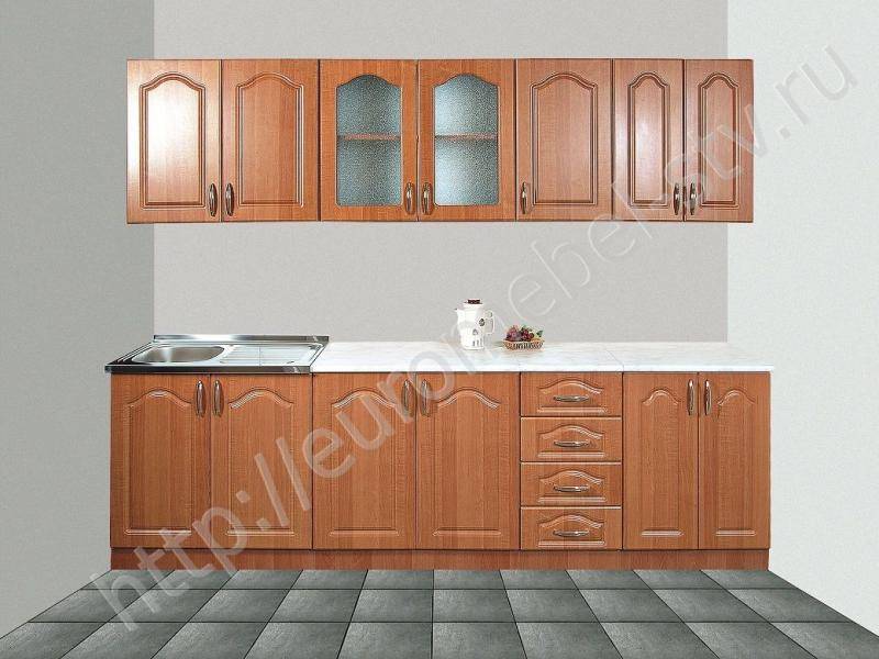 кухонный гарнитур прямой классика в Мурманске
