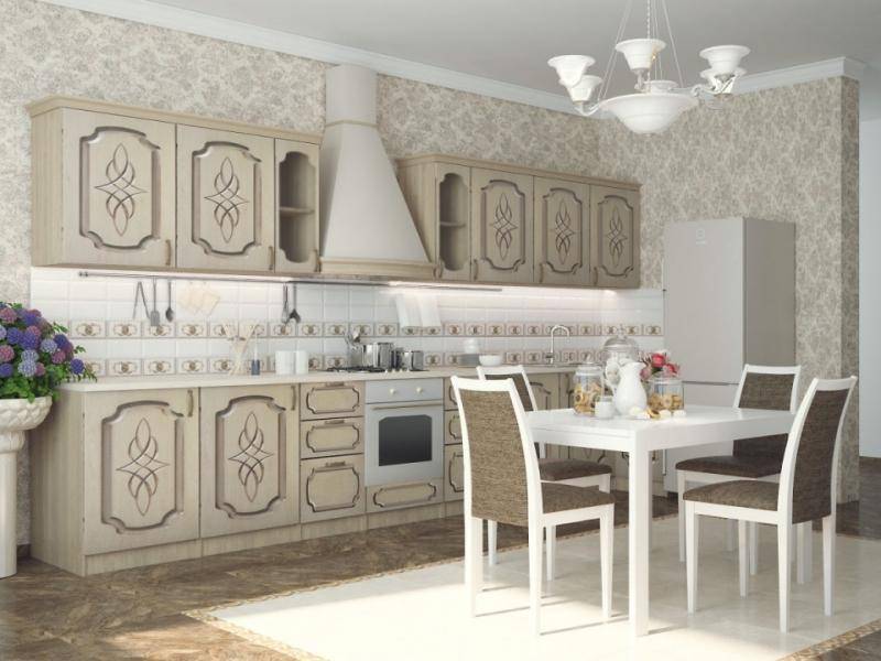 кухонный гарнитур прямой колибри в Мурманске