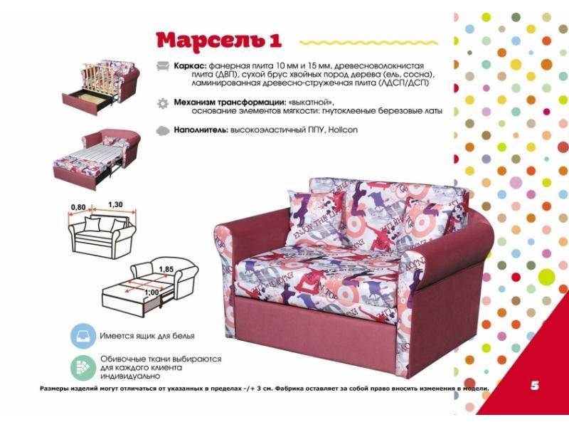 детский диван марсель 1 в Мурманске