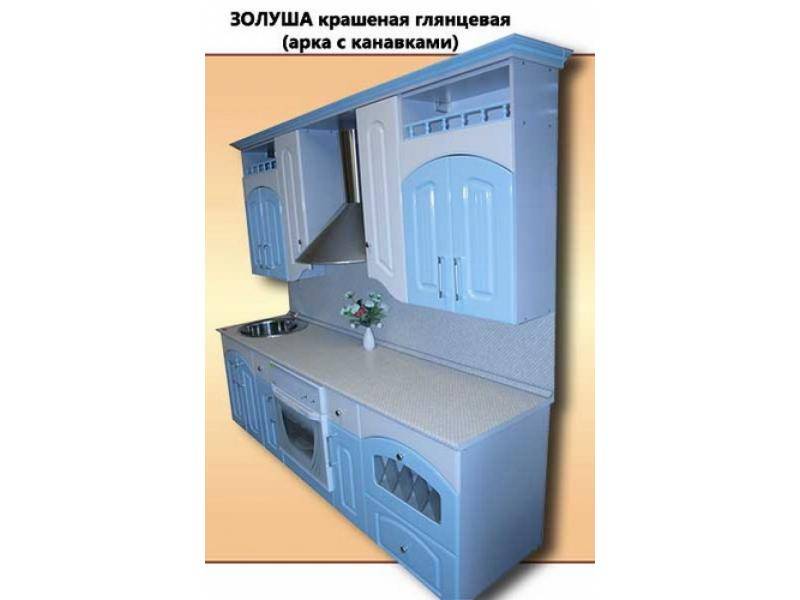 кухня золушка крашеная глянцевая в Мурманске