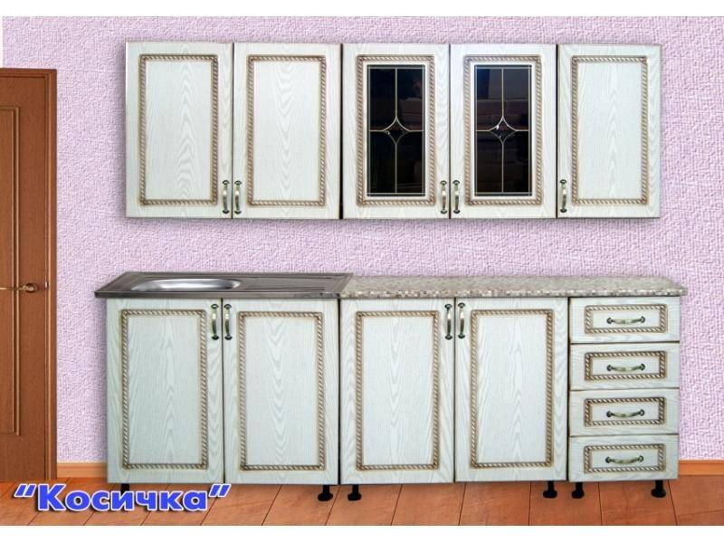 светлая кухня косичка в Мурманске