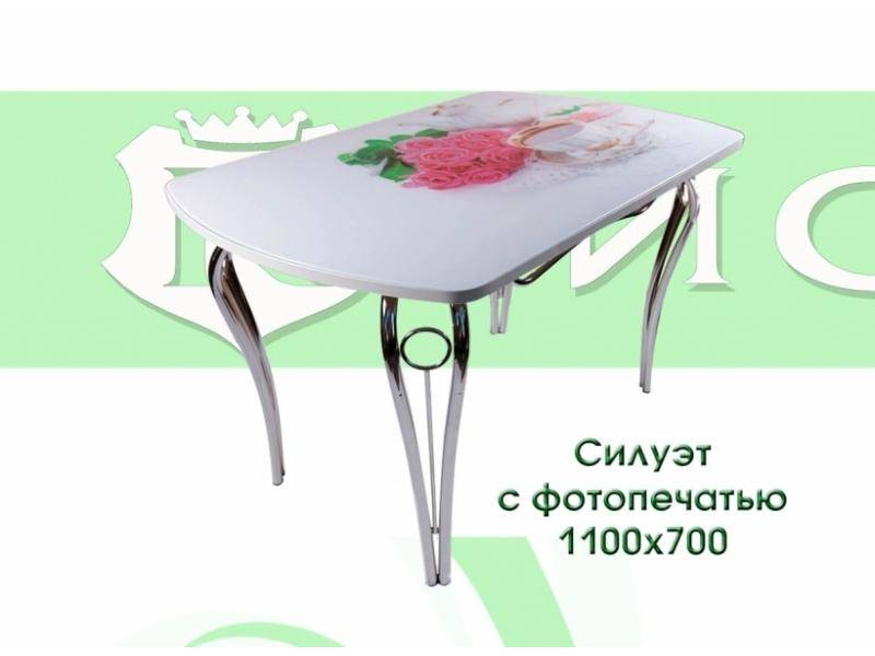стол обеденный силуэт с фотопечатью в Мурманске