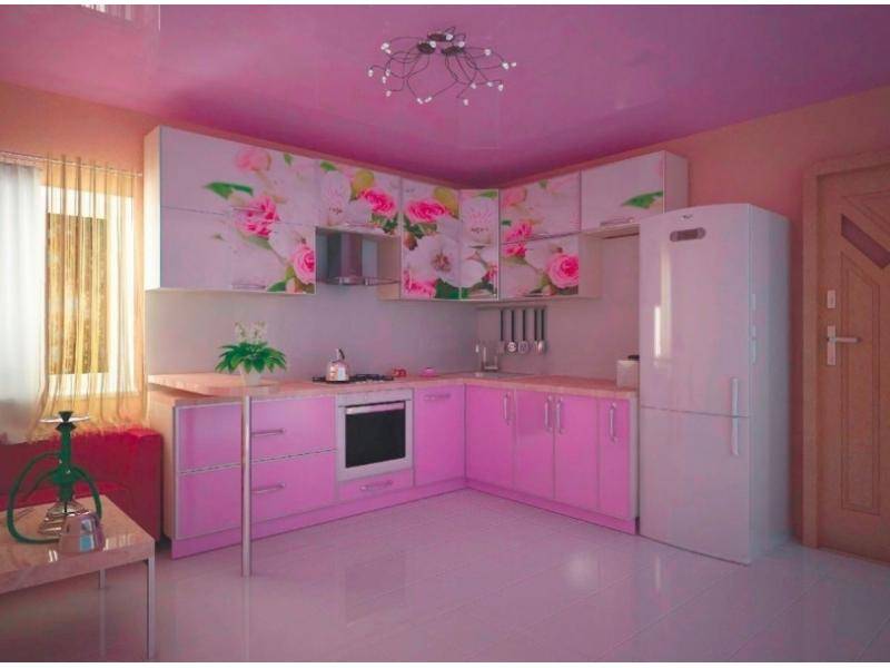 кухня нежный букет в Мурманске