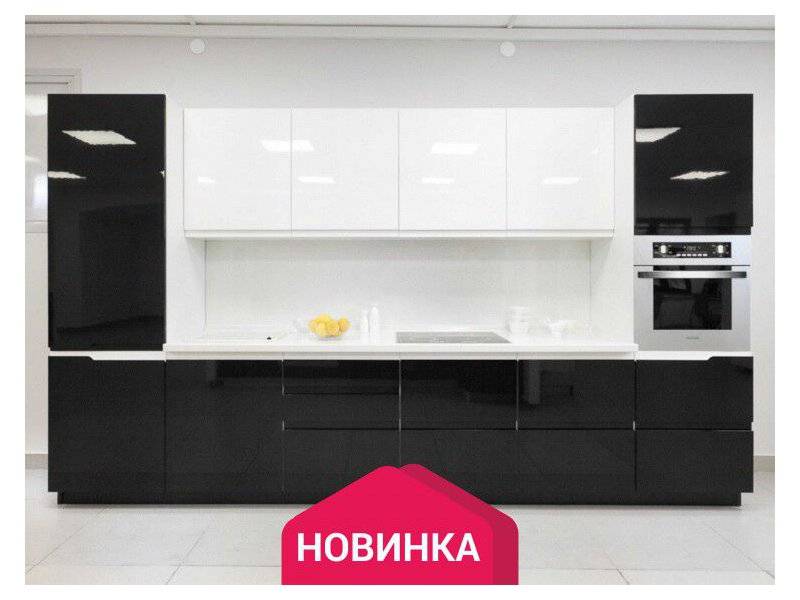 ультрамодная крашеная кухня акцент в Мурманске