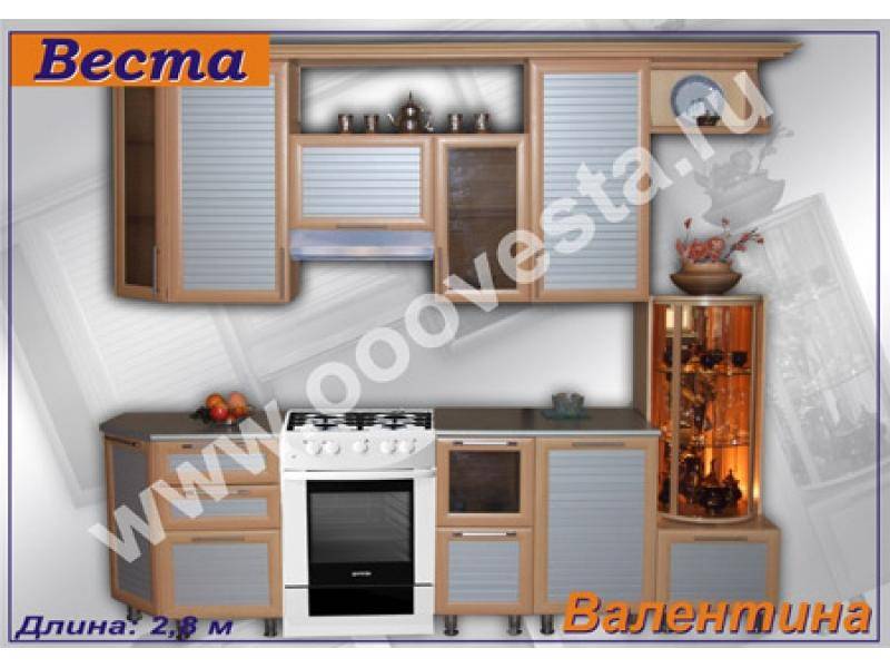 кухонный гарнитур прямой валентина в Мурманске