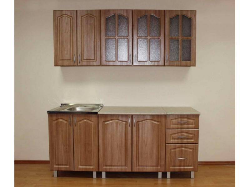 кухня прямая классика мдф в Мурманске