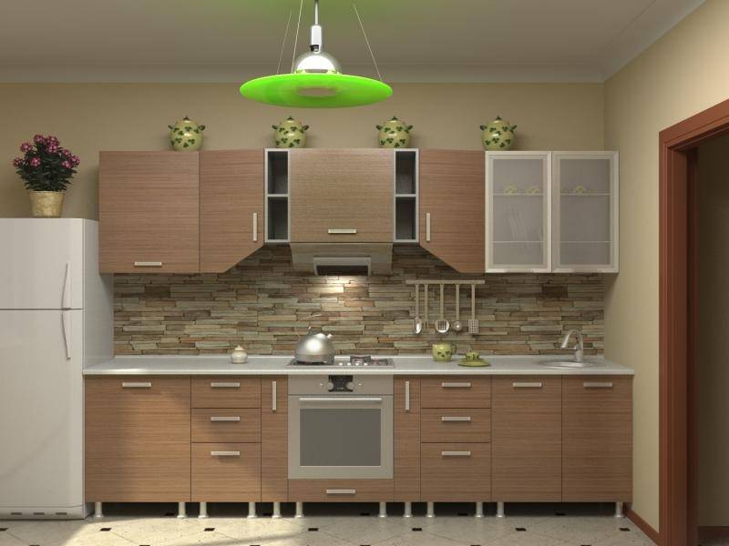 кухня прямая азалия комплектация 9 в Мурманске