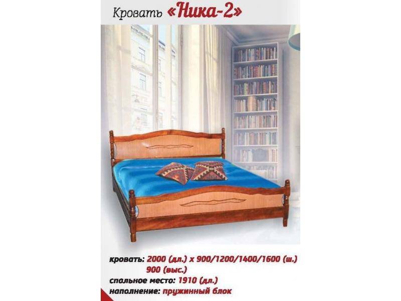 кровать двухспальная ника 2 в Мурманске