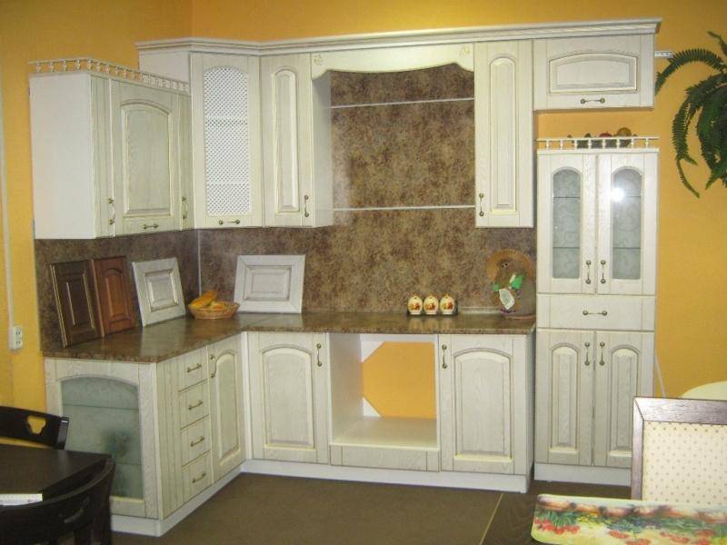кухня дуэт арка с мдф фасадами в Мурманске