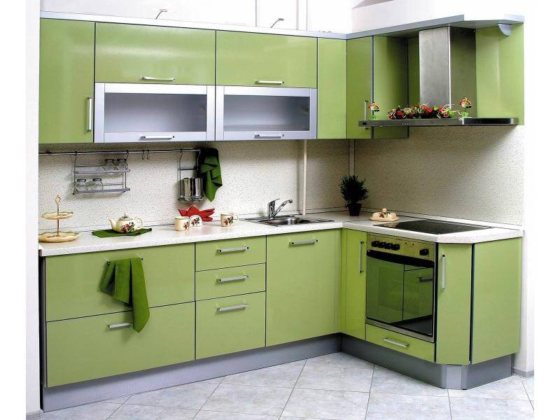зеленая кухня элегант в Мурманске