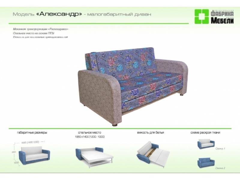 прямой диван александр в Мурманске