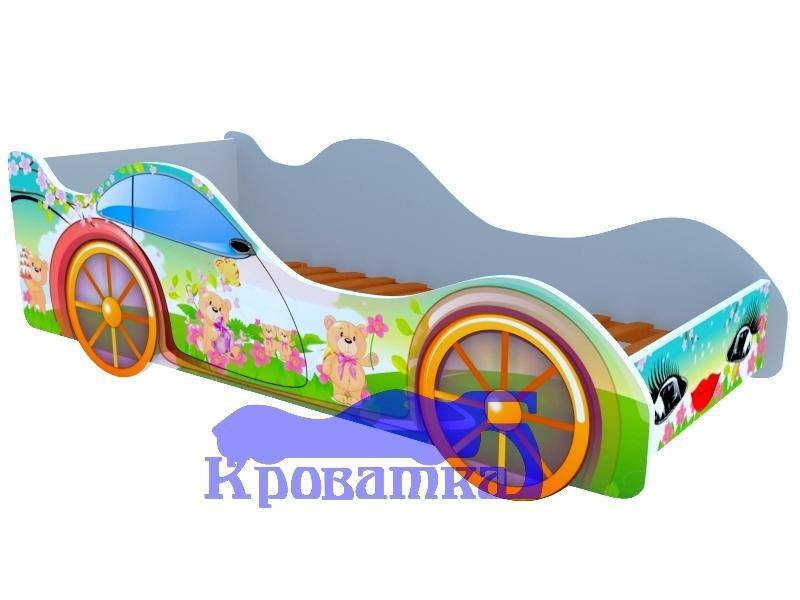 детская кровать-машина мишки в Мурманске