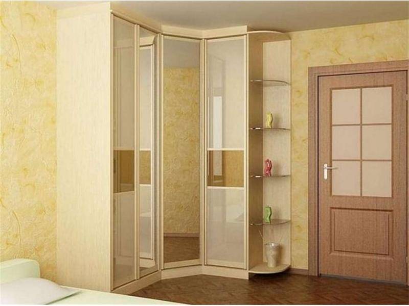 шкаф - купе угловой с зеркалом в Мурманске