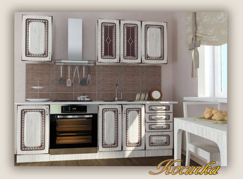 прямая кухня косичка в Мурманске