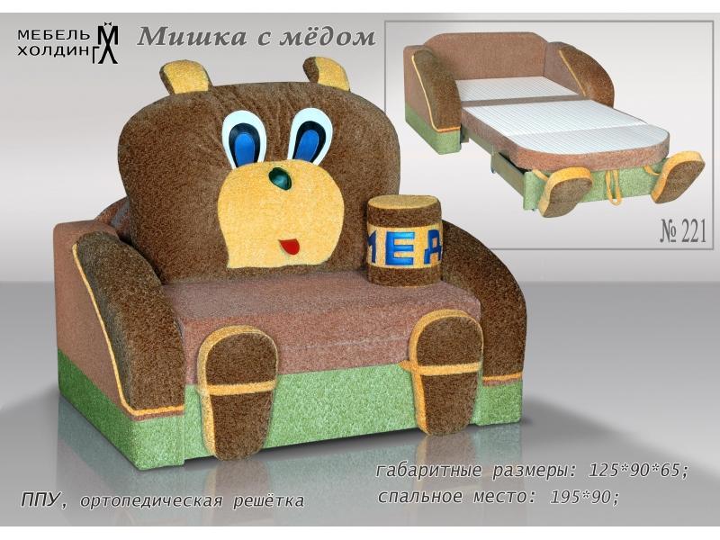 диван прямой «мишка с медом» в Мурманске