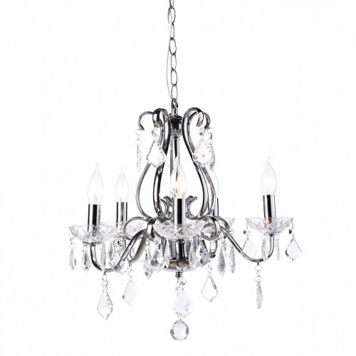 люстра chateaux хром, прозрачная в Мурманске
