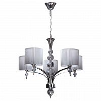 дизайнерская подвесная люстра spot light lyon 5071502 серебро в Мурманске