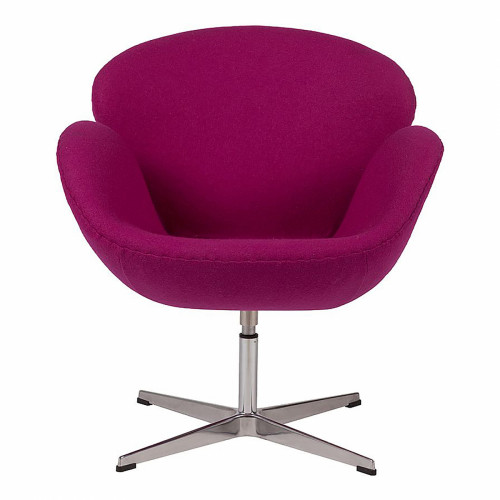 кресло swan chair лиловое в Мурманске