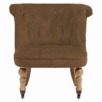 кресло amelie french country chair коричневое в Мурманске
