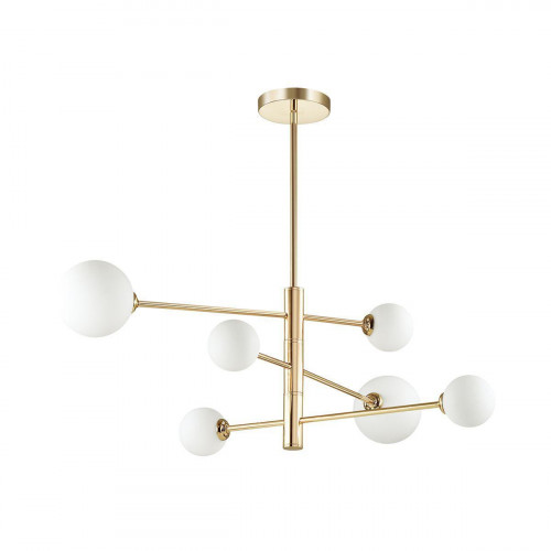 подвесная люстра lumion estelle 4418/6c белая в Мурманске
