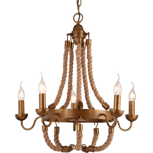 подвесная люстра arte lamp amaca a8957lm-5bz в Мурманске