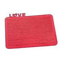 разделочная доска happy board love, красная в Мурманске