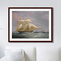 картина: the topsail schooner, 1838г. в Мурманске
