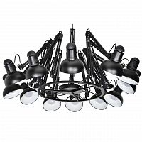 подвесная люстра kink light морено 07558-12 черная в Мурманске