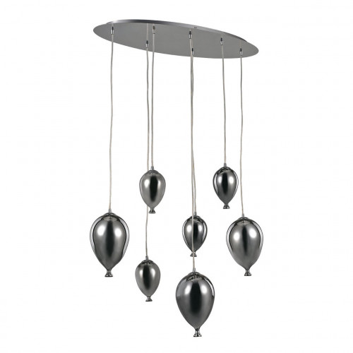 подвесная люстра ideal lux clown sp7 cromo в Мурманске