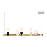 подвесная светодиодная люстра loft it whisper 1028-5wh в Мурманске