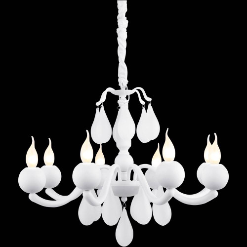 подвесная люстра arte lamp sigma a3229lm-8wh в Мурманске