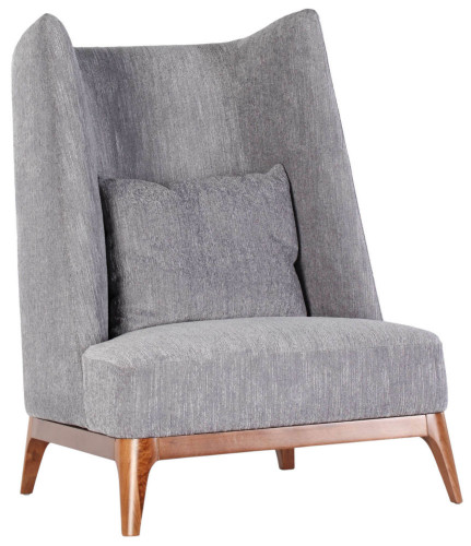 кресло bruno monsoon серое в Мурманске