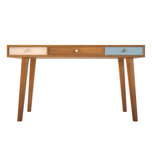 рабочий стол aquarelle birch с тремя ящиками разноцветный в Мурманске