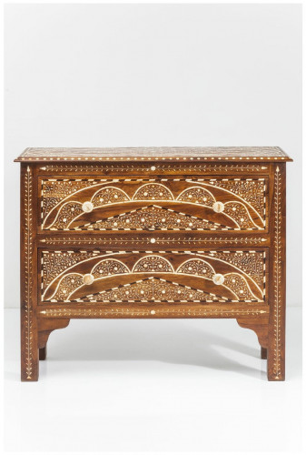 kare design комод sherazade, коллекция "шахерезада", ручная работа 100,5*85*35, палисандр, верблюжья кость, коричневый в Мурманске