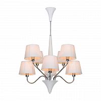 подвесная люстра arte lamp a1528lm-8wh белая в Мурманске