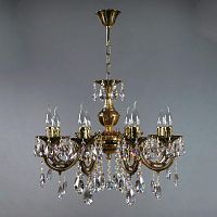 подвесная люстра ambiente aria 8818/8 pb tear drop бронза в Мурманске