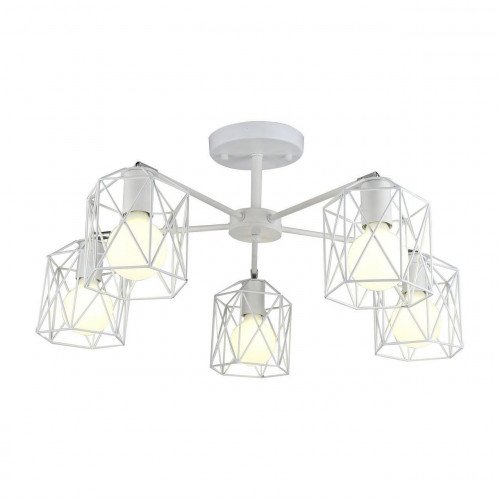 потолочная люстра arte lamp a4284pl-5wh белая в Мурманске