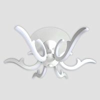 потолочная светодиодная люстра ambrella light orbital classic fk77/6 wh 200w d720 в Мурманске