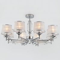 потолочная люстра eurosvet amalfi 60081/8 хром в Мурманске