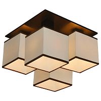 потолочная люстра arte lamp quadro a4402pl-4bk в Мурманске