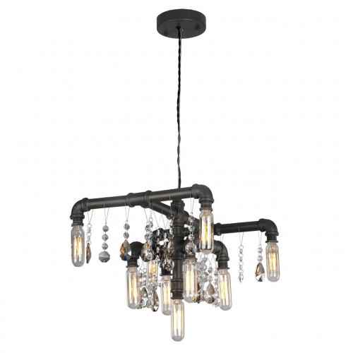 подвесная люстра lussole loft 9 lsp-9379 в Мурманске