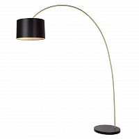 торшер дизайнерский lucide paxi black gold в Мурманске