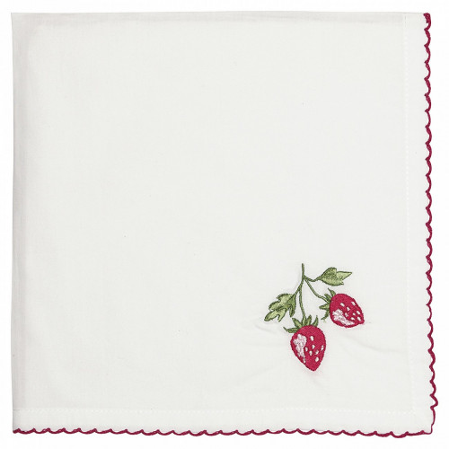 салфетка strawberry red w/embroidery в Мурманске